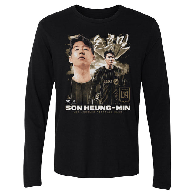 Son Heung-Min Men's Long Sleeve T-Shirt | 500 LEVEL