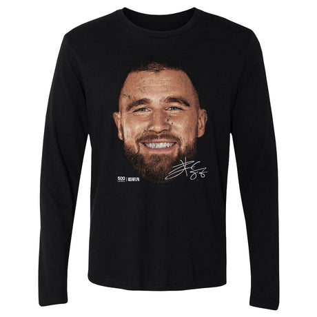 Travis Kelce Men's Long Sleeve T-Shirt | 500 LEVEL