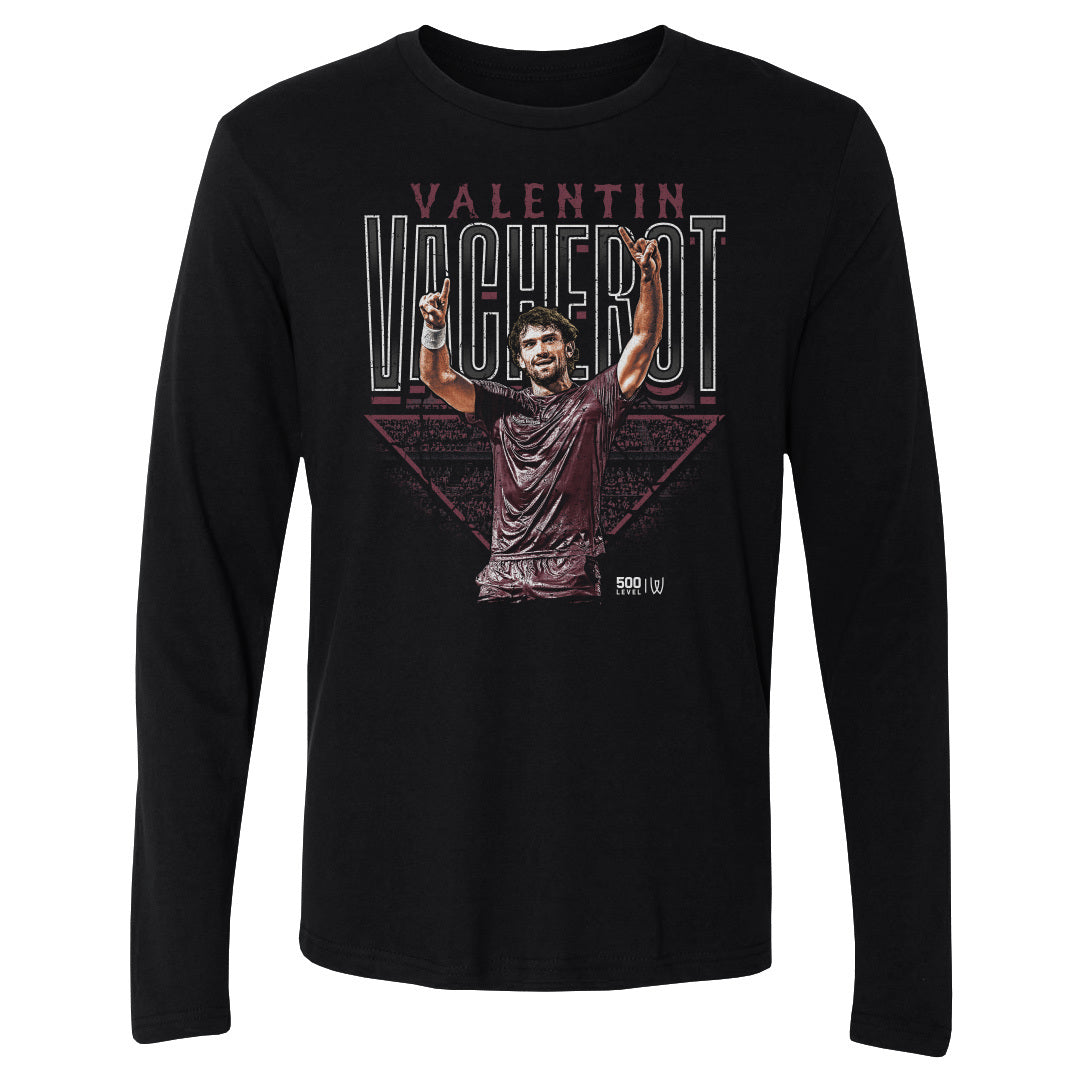 Valentin Vacherot Men's Long Sleeve T-Shirt | 500 LEVEL