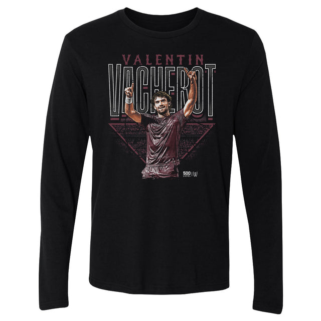 Valentin Vacherot Men's Long Sleeve T-Shirt | 500 LEVEL