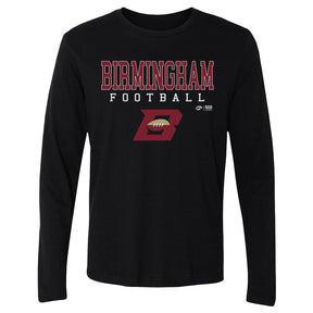 Birmingham Stallions Men's Long Sleeve T-Shirt | 500 LEVEL