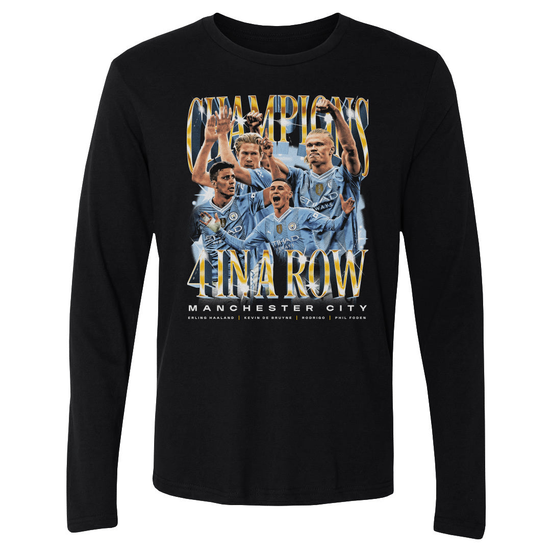 Manchester City Men's Long Sleeve T-Shirt | 500 LEVEL
