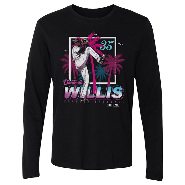 Dontrelle Willis Men's Long Sleeve T-Shirt | 500 LEVEL
