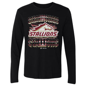 Birmingham Stallions Men's Long Sleeve T-Shirt | 500 LEVEL