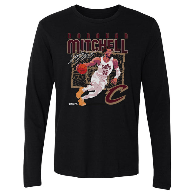 Donovan Mitchell Men's Long Sleeve T-Shirt | 500 LEVEL