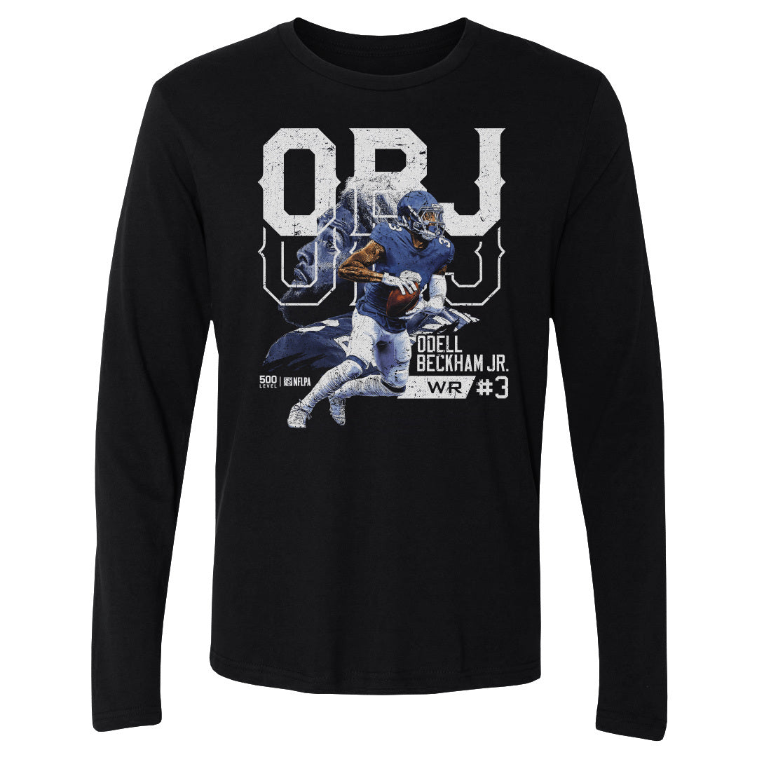 Odell Beckham Jr. Men's Long Sleeve T-Shirt | 500 LEVEL