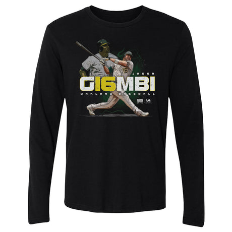 Jason Giambi Men's Long Sleeve T-Shirt | 500 LEVEL