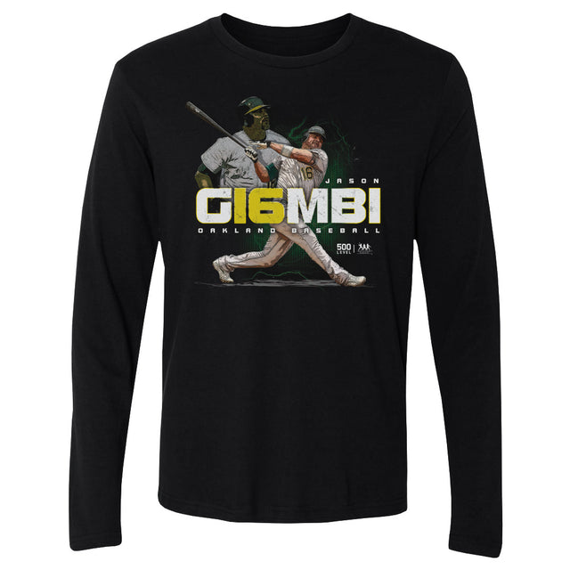 Jason Giambi Men's Long Sleeve T-Shirt | 500 LEVEL