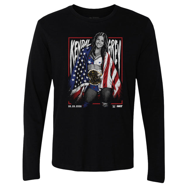 Kendal Grey Men's Long Sleeve T-Shirt | 500 LEVEL