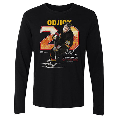 Gino Odjick Men's Long Sleeve T-Shirt | 500 LEVEL