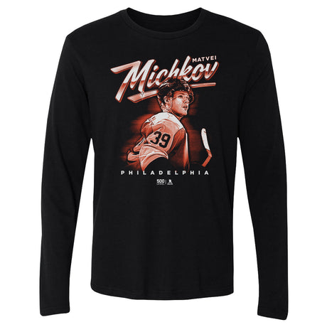 Matvei Michkov Men's Long Sleeve T-Shirt | 500 LEVEL