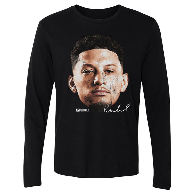 Patrick Mahomes Men's Long Sleeve T-Shirt | 500 LEVEL