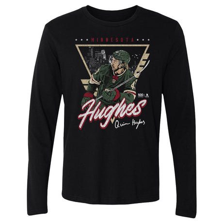 Quinn Hughes Men's Long Sleeve T-Shirt | 500 LEVEL