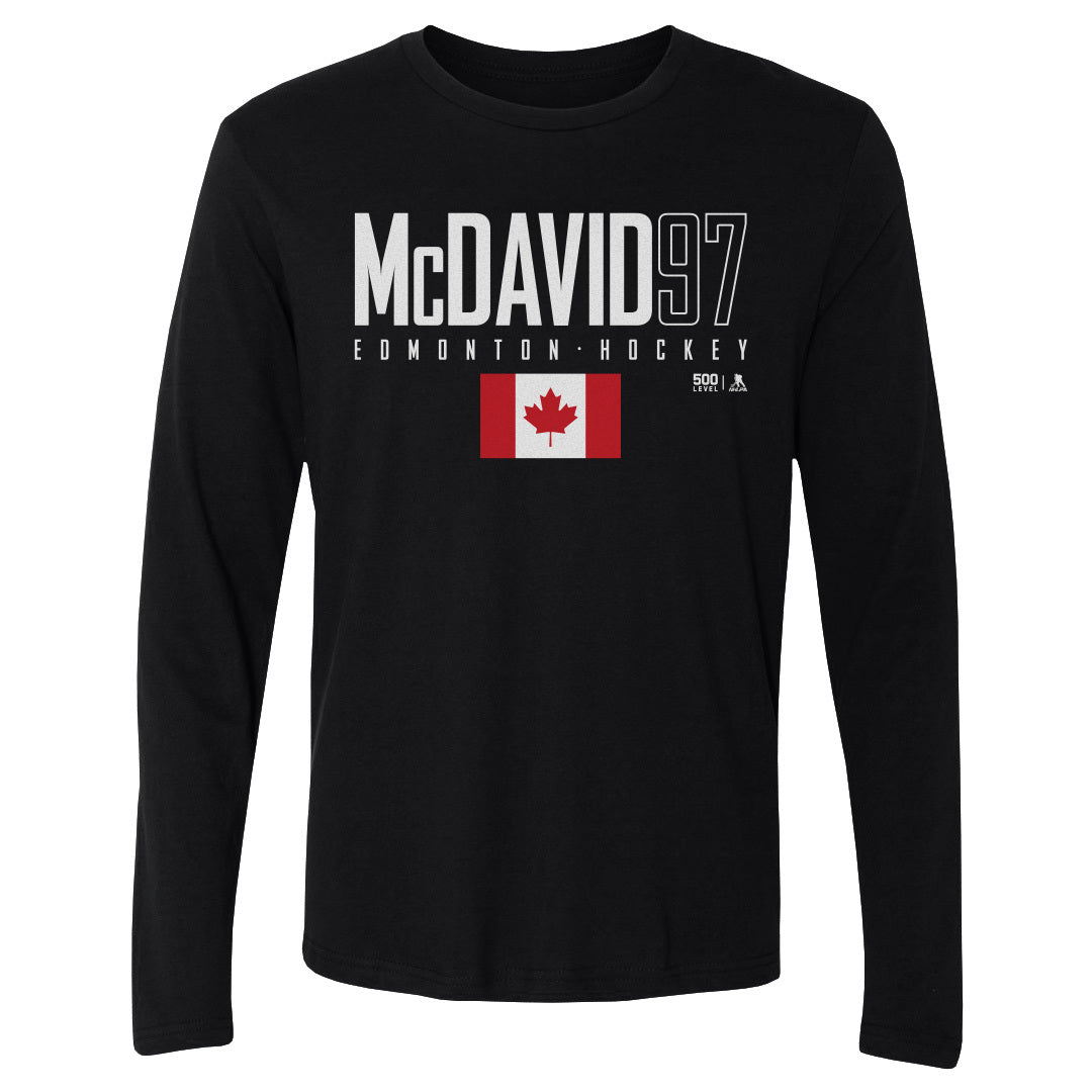 Connor McDavid Men's Long Sleeve T-Shirt | 500 LEVEL