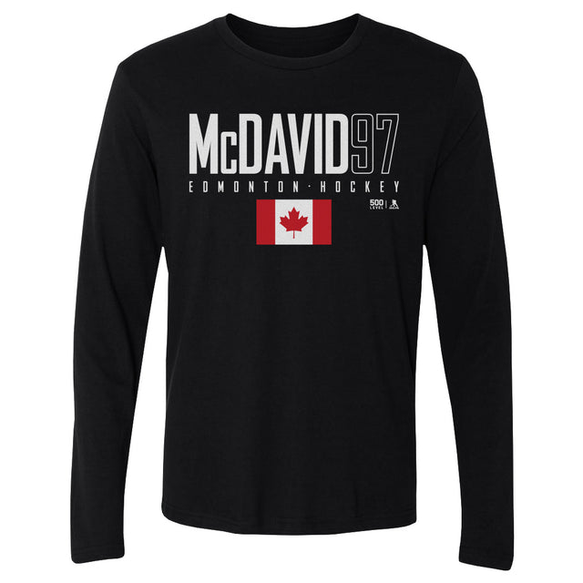 Connor McDavid Men's Long Sleeve T-Shirt | 500 LEVEL