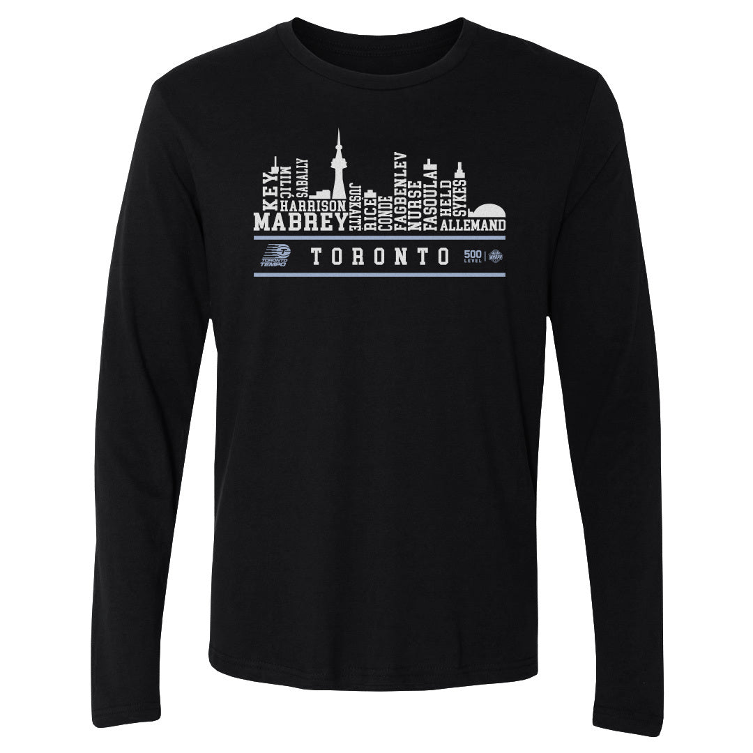 Toronto Tempo Men's Long Sleeve T-Shirt | 500 LEVEL