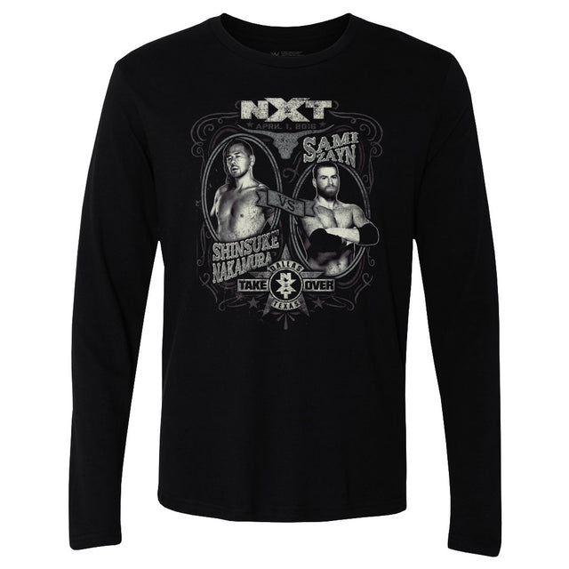 NXT Take Over Men's Long Sleeve T-Shirt | 500 LEVEL