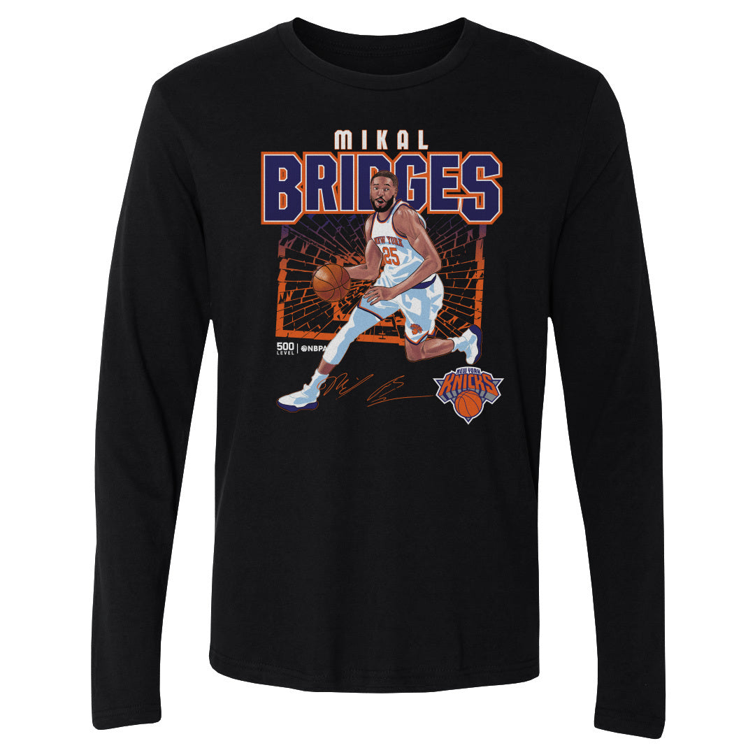 Mikal Bridges Men's Long Sleeve T-Shirt | 500 LEVEL