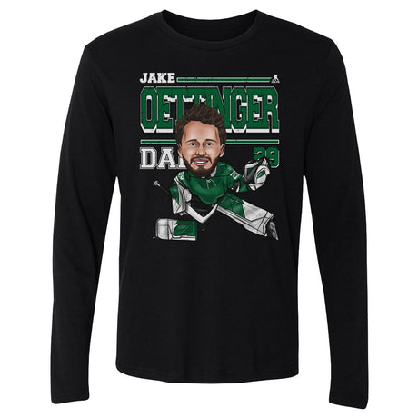 Jake Oettinger Men's Long Sleeve T-Shirt | 500 LEVEL