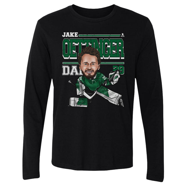 Jake Oettinger Men's Long Sleeve T-Shirt | 500 LEVEL