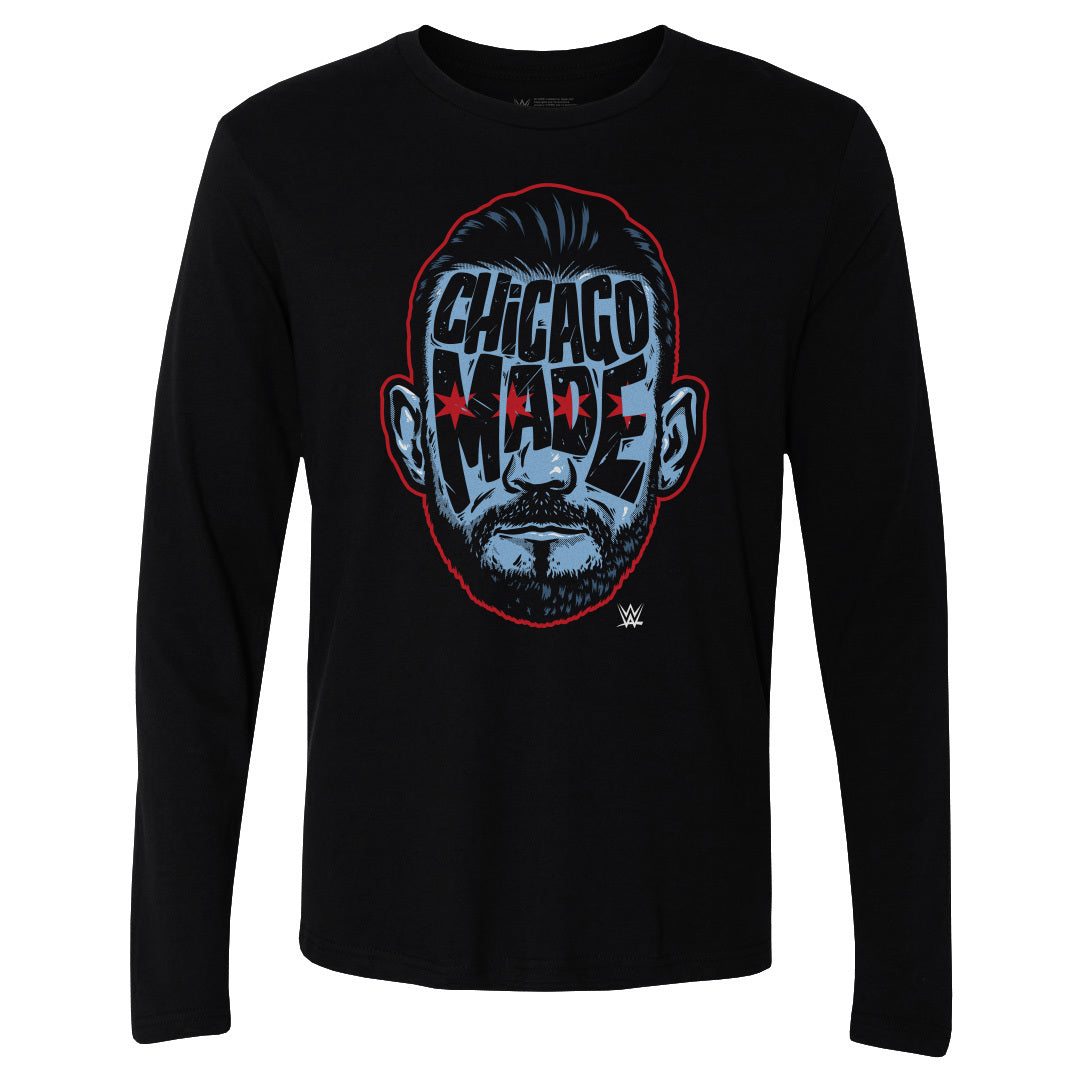 CM Punk Men's Long Sleeve T-Shirt | 500 LEVEL