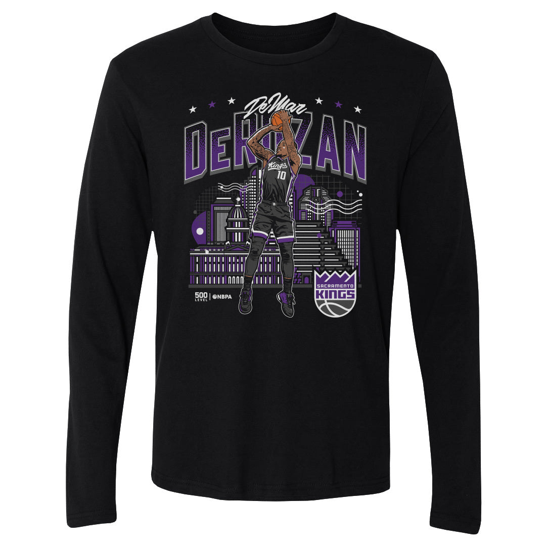 DeMar DeRozan Men's Long Sleeve T-Shirt | 500 LEVEL