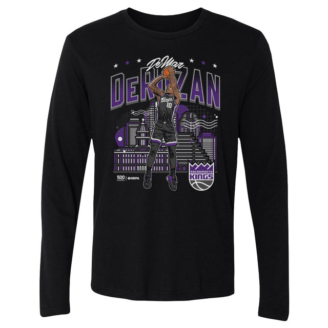 DeMar DeRozan Men's Long Sleeve T-Shirt | 500 LEVEL