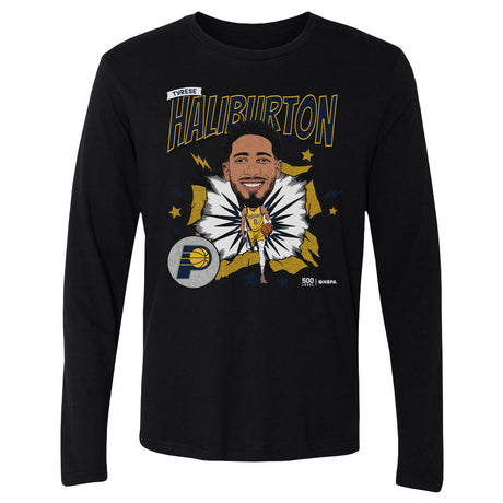Tyrese Haliburton Men's Long Sleeve T-Shirt | 500 LEVEL