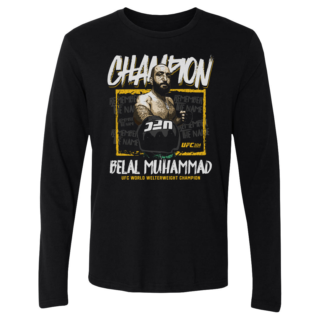 Belal Muhammad Men's Long Sleeve T-Shirt | 500 LEVEL