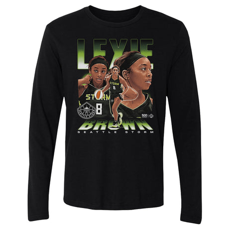 Lexie Brown Men's Long Sleeve T-Shirt | 500 LEVEL