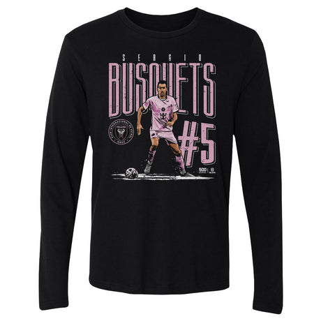 Sergio Busquets Men's Long Sleeve T-Shirt | 500 LEVEL