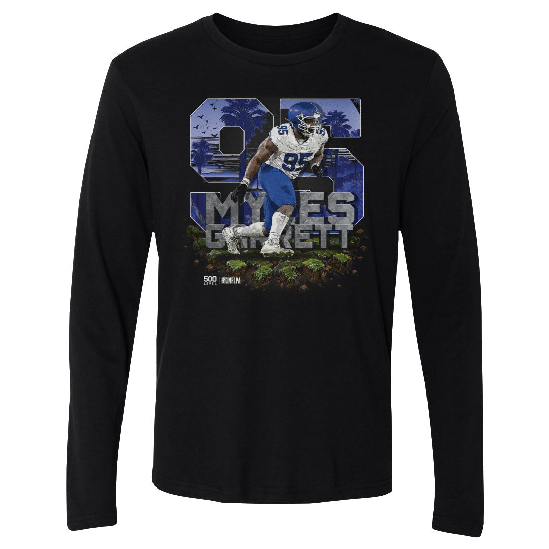 Myles Garrett Men's Long Sleeve T-Shirt | 500 LEVEL