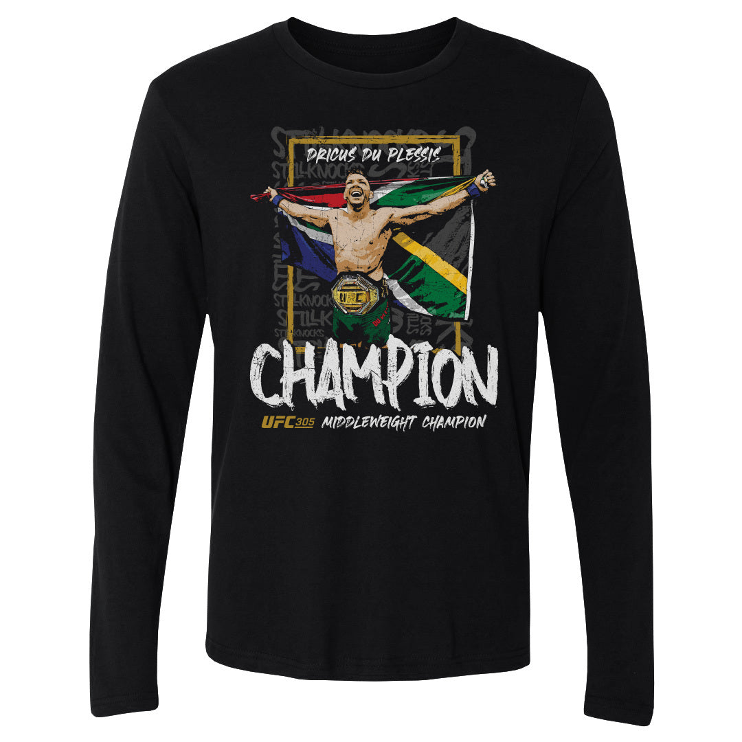 Dricus Du Plessis Men's Long Sleeve T-Shirt | 500 LEVEL