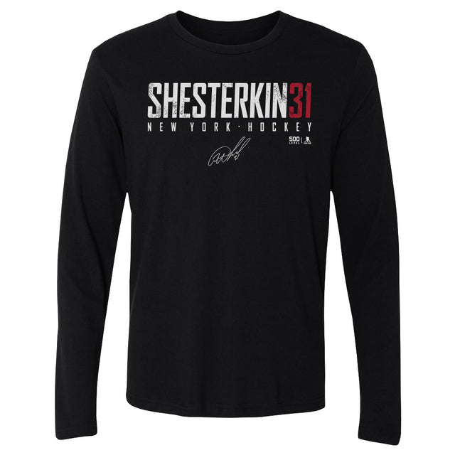 Igor Shesterkin Men's Long Sleeve T-Shirt | 500 LEVEL
