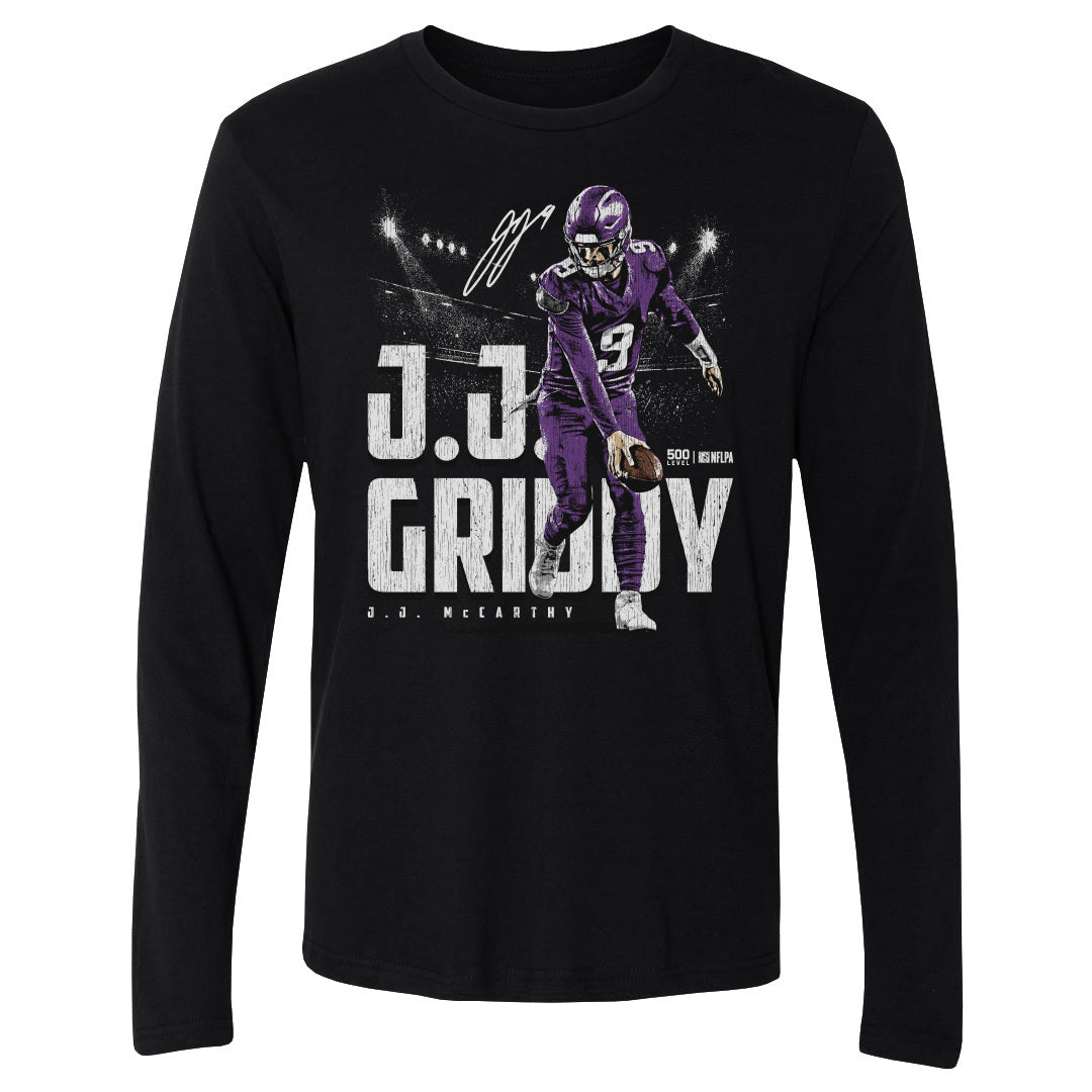 J.J. McCarthy Men's Long Sleeve T-Shirt | 500 LEVEL