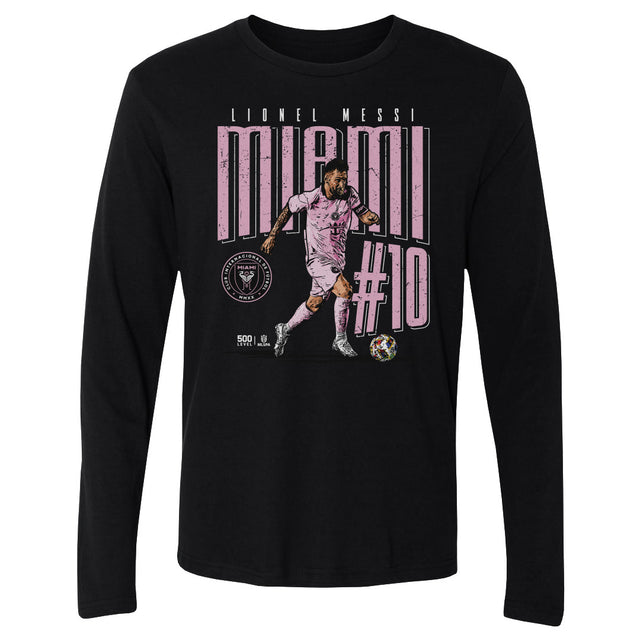 Lionel Messi Men's Long Sleeve T-Shirt | 500 LEVEL