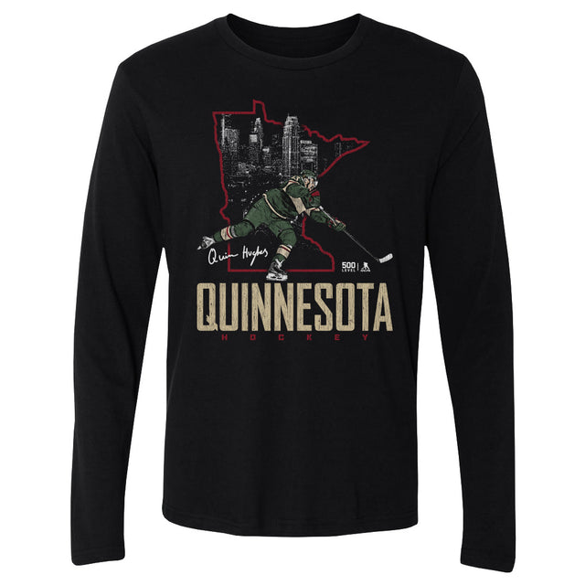 Quinn Hughes Men's Long Sleeve T-Shirt | 500 LEVEL