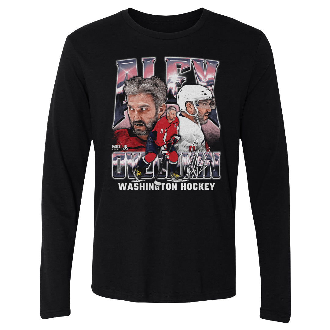 Alex Ovechkin Men's Long Sleeve T-Shirt | 500 LEVEL