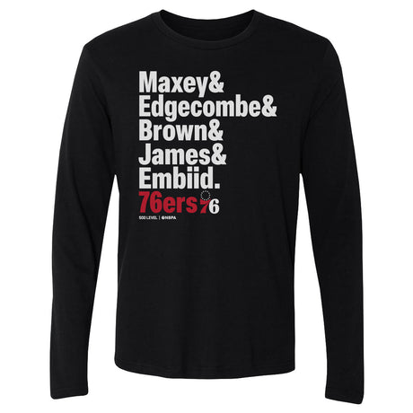 Philadelphia 76ers Men's Long Sleeve T-Shirt | 500 LEVEL
