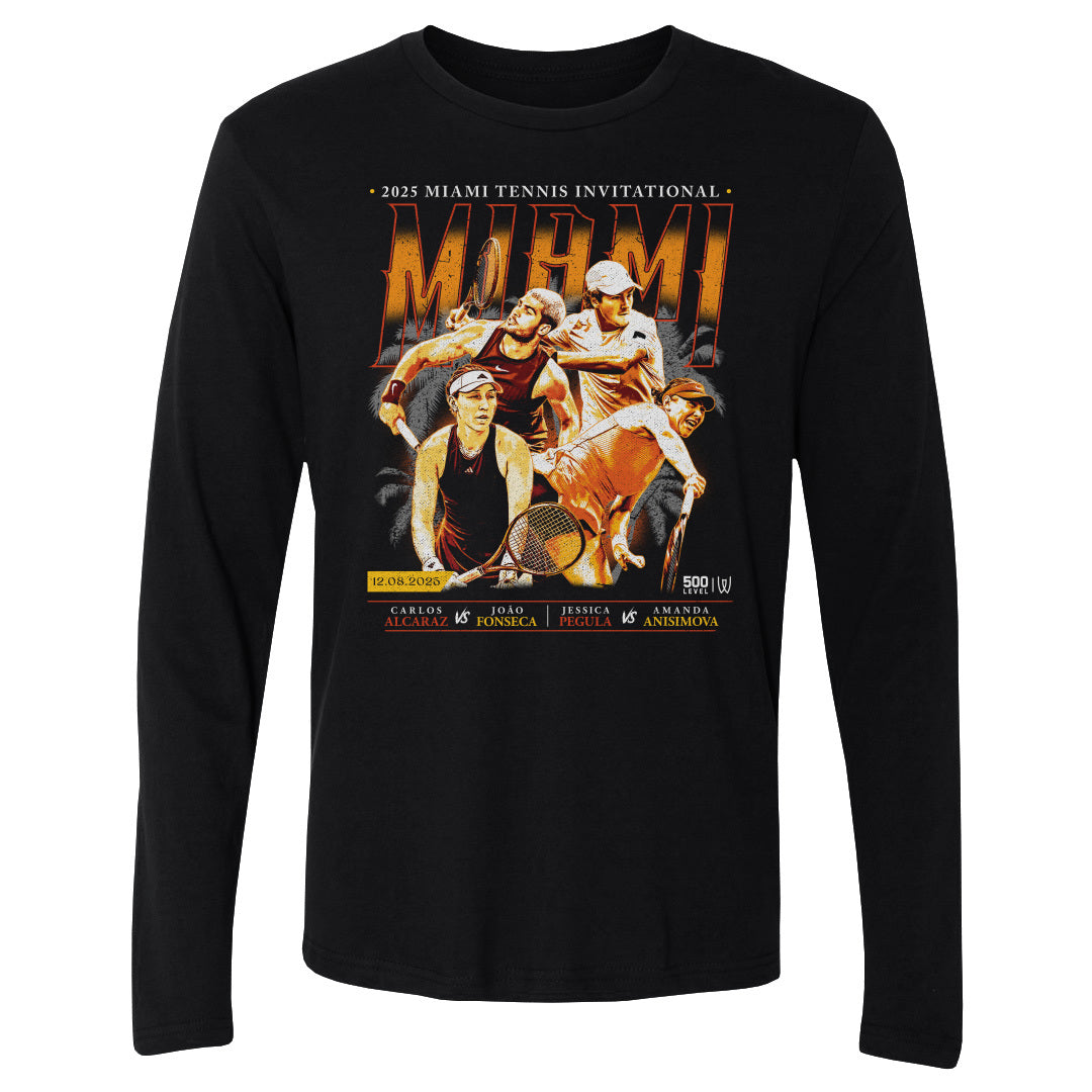 Miami Tennis Invitational Men's Long Sleeve T-Shirt | 500 LEVEL