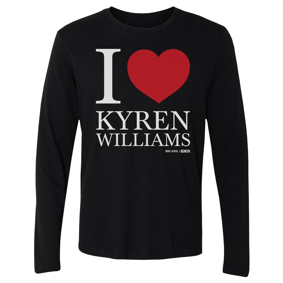 Kyren Williams Men's Long Sleeve T-Shirt | 500 LEVEL