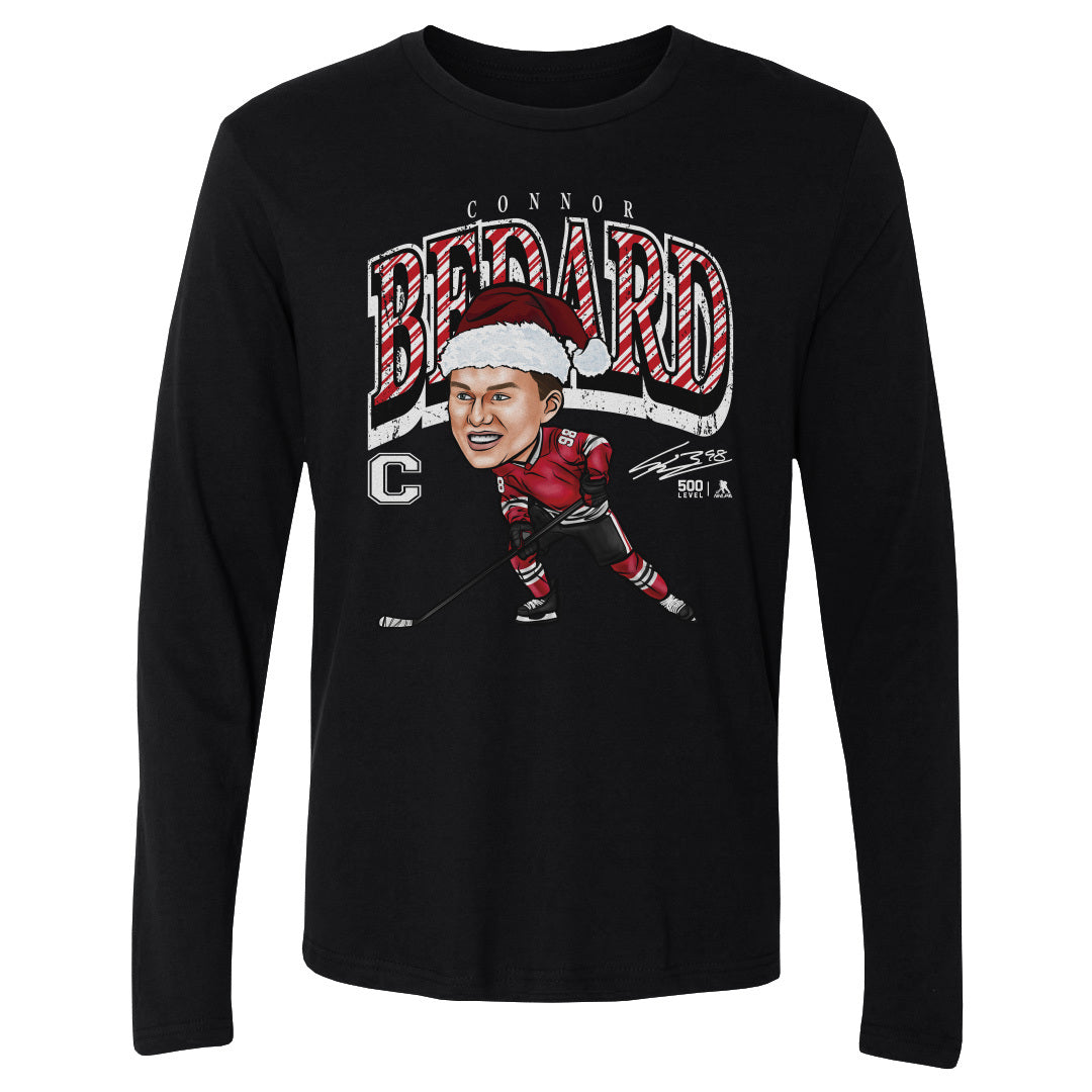 Connor Bedard Men's Long Sleeve T-Shirt | 500 LEVEL