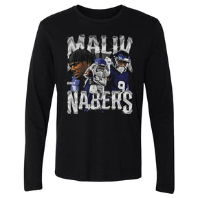 Malik Nabers Men's Long Sleeve T-Shirt | 500 LEVEL