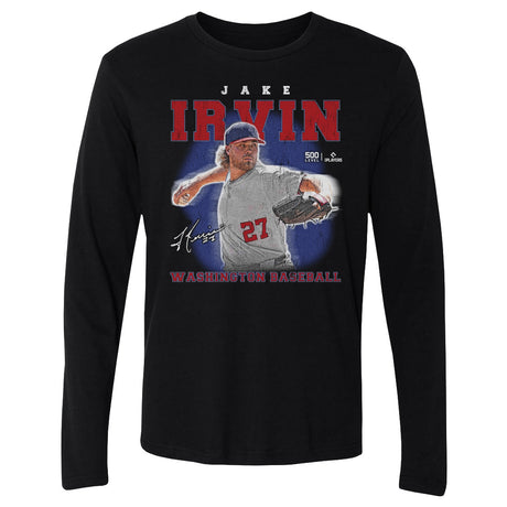 Jake Irvin Men's Long Sleeve T-Shirt | 500 LEVEL