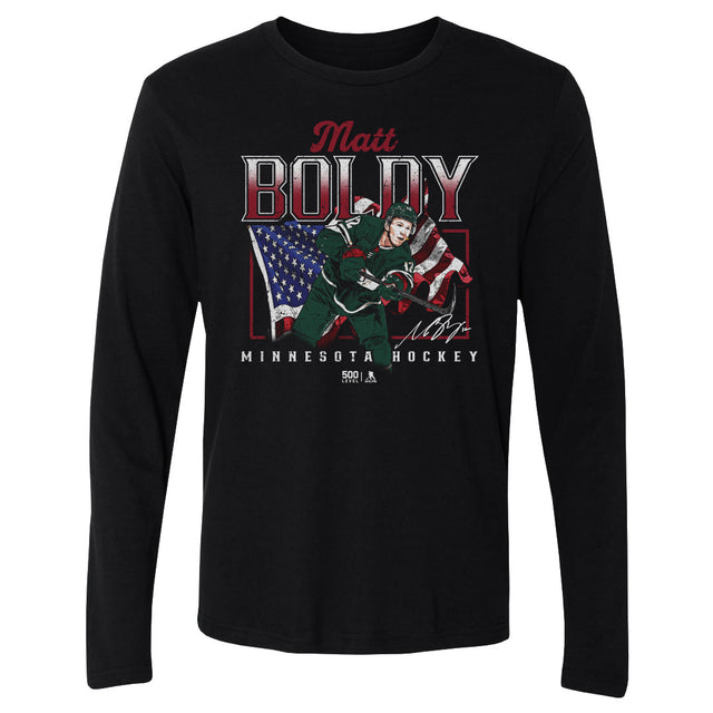 Matt Boldy Men's Long Sleeve T-Shirt | 500 LEVEL