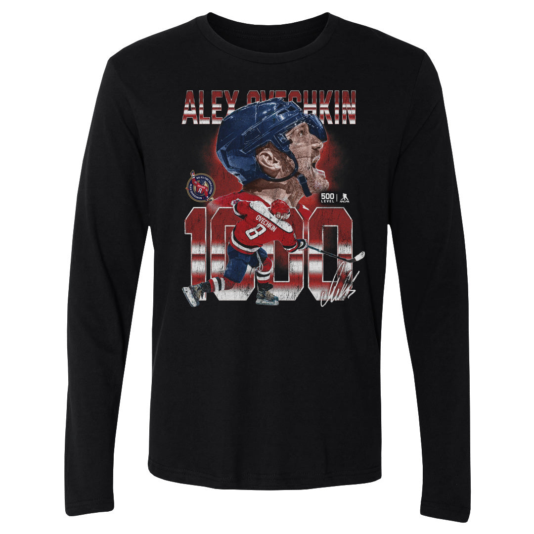 Alex Ovechkin Men's Long Sleeve T-Shirt | 500 LEVEL