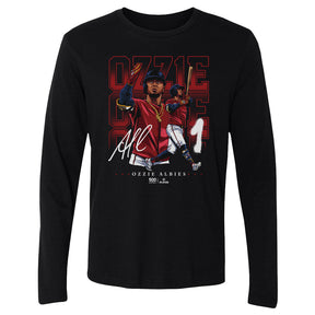 Ozzie Albies Men's Long Sleeve T-Shirt | 500 LEVEL