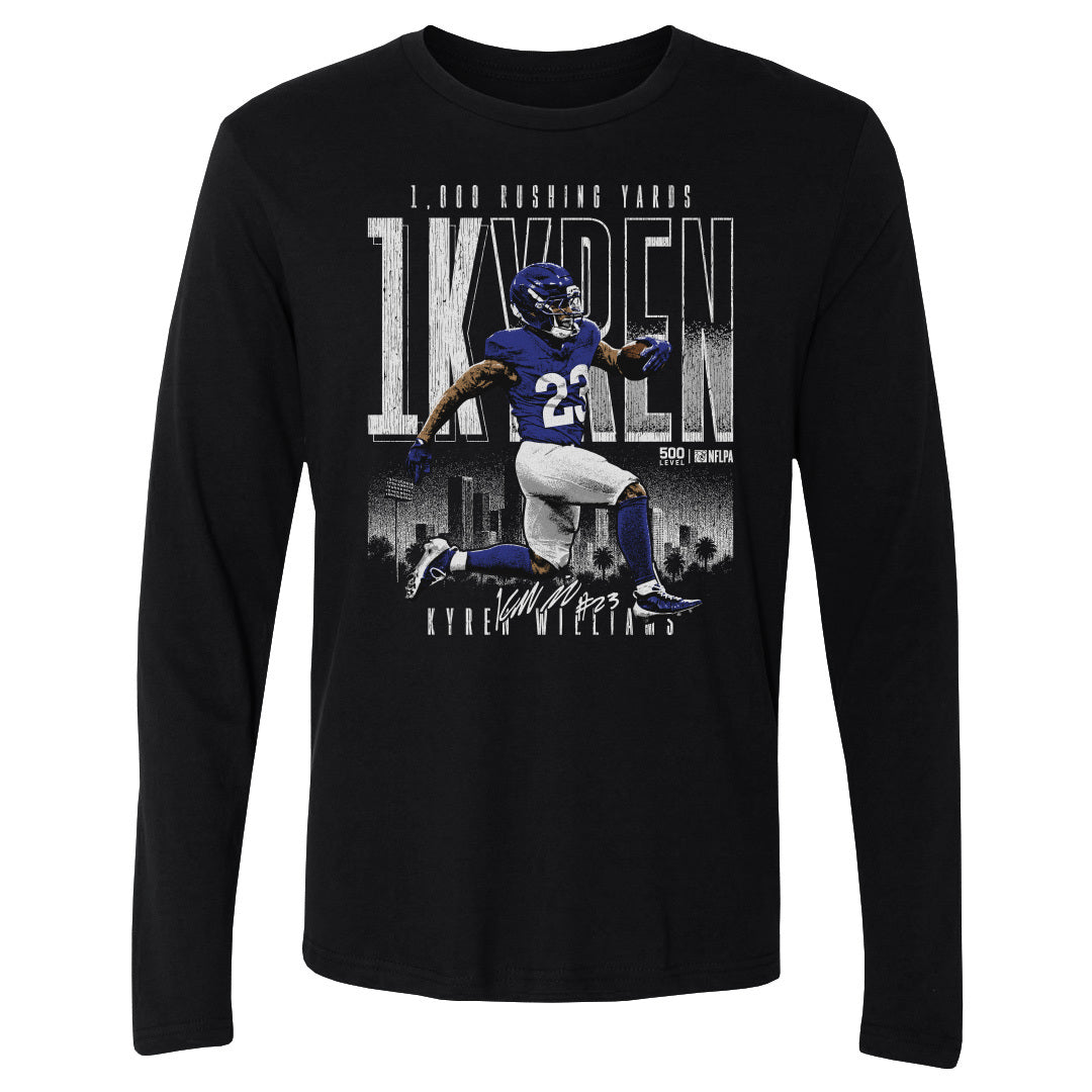 Kyren Williams Men's Long Sleeve T-Shirt | 500 LEVEL