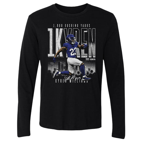 Kyren Williams Men's Long Sleeve T-Shirt | 500 LEVEL