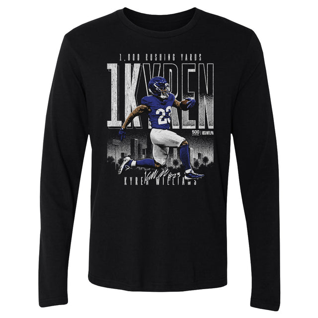 Kyren Williams Men's Long Sleeve T-Shirt | 500 LEVEL